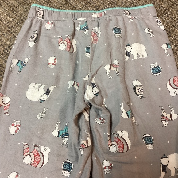 Sonoma Gray Polar Bear Print Pajama Lounge Pants * Size XS - Picture 6 of 7